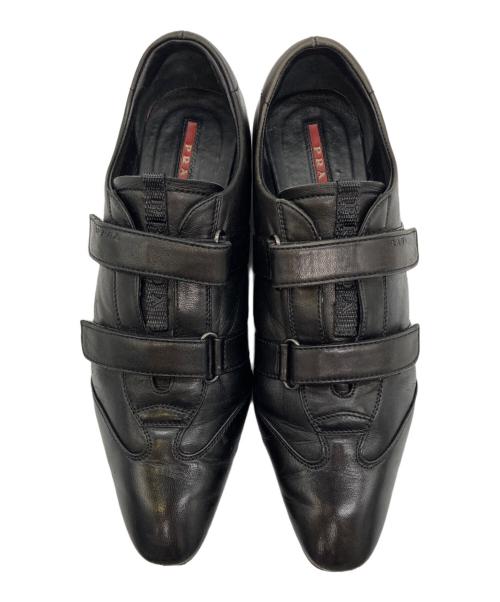 PRADA SPORTS（プラダスポーツ）PRADA SPORTS (プラダスポーツ) ベルクロスニーカー/3806 ブラック サイズ:38の古着・服飾アイテム