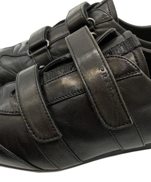 PRADA SPORTS（プラダスポーツ）PRADA SPORTS (プラダスポーツ) ベルクロスニーカー/3806 ブラック サイズ:38の古着・服飾アイテム