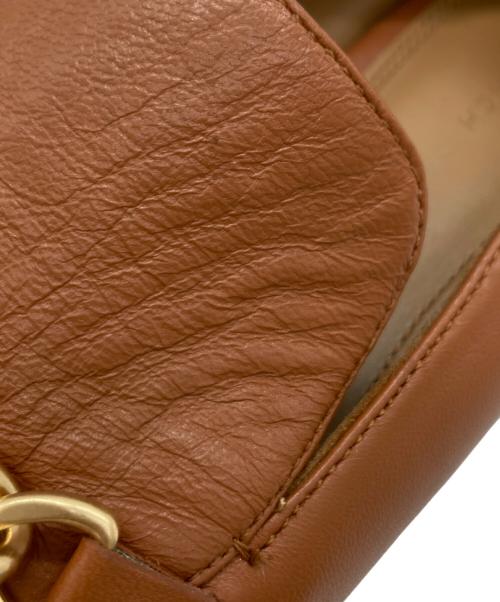 TORY BURCH（トリーバーチ）TORY BURCH (トリーバーチ) MINI BENTON CHARM ローファー/88346 ブラウン サイズ:8Mの古着・服飾アイテム