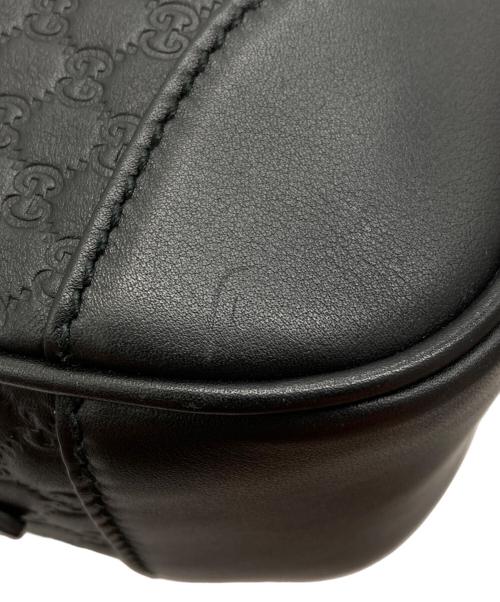 GUCCI（グッチ）GUCCI (グッチ) マイクログッチシマクロスボデイバッグ/449413 ブラックの古着・服飾アイテム
