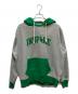 POLO RALPH LAUREN（ポロ・ラルフローレン）の古着「THE RL Fleece inspire Hoodie/0200017687」｜グレー×グリーン