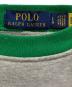 中古・古着 POLO RALPH LAUREN (ポロ・ラルフローレン) THE RL Fleece inspire Hoodie/0200017687 グレー×グリーン サイズ:Ｌ：10000円