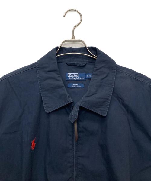POLO RALPH LAUREN（ポロ・ラルフローレン）POLO RALPH LAUREN (ポロ・ラルフローレン) BEAMS (ビームス) 別注ベイポート コットン ウィンドブレーカー ネイビー サイズ:XL/TGの古着・服飾アイテム