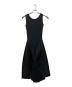 PLEATS PLEASE（プリーツプリーズ）の古着「ノースリーブ変形プリーツワンピース/PP53-JH557」｜ブラック