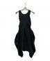 PLEATS PLEASE（プリーツプリーズ）の古着「ノースリーブ変形プリーツワンピース/PP53-JH843」｜ブラック