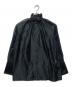 AK+1（エーケーワン）の古着「パフカラーシアーブラウス」｜ブラック