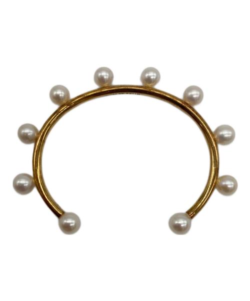 Bijou de M（ビジュードエム）Bijou de M (ビジュードエム) Dot pearl bangle ゴールド サイズ:Ｓの古着・服飾アイテム
