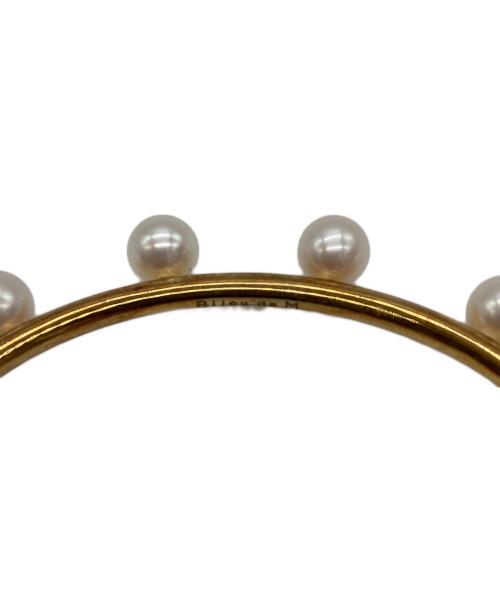 Bijou de M（ビジュードエム）Bijou de M (ビジュードエム) Dot pearl bangle ゴールド サイズ:Ｓの古着・服飾アイテム