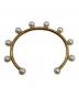 Bijou de M (ビジュードエム) Dot pearl bangle ゴールド サイズ:Ｓ：40000円