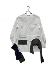 UN3D.（アンスリード）の古着「レイヤーパーツシャツ/522450400501-01」｜ホワイト