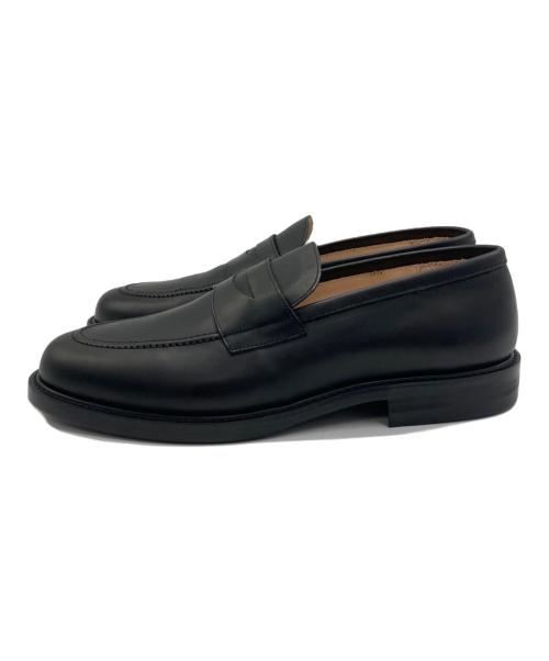 IRU（IRU）Iru (IRU) CLASSIC COIN LOAFER ブラック サイズ:271/2の古着・服飾アイテム