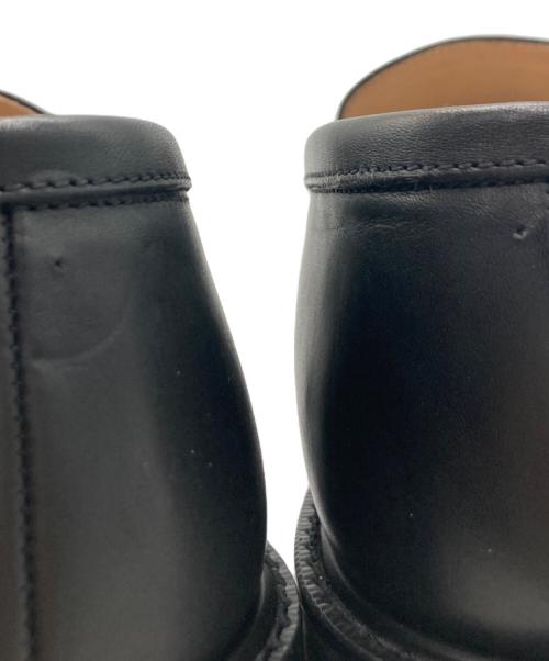 IRU（IRU）Iru (IRU) CLASSIC COIN LOAFER ブラック サイズ:271/2の古着・服飾アイテム