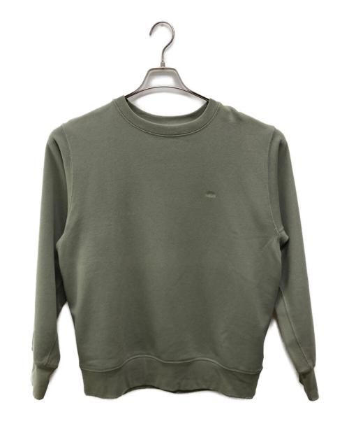 THE NORTHFACE PURPLELABEL（ザ・ノースフェイス パープルレーベル）THE NORTHFACE PURPLELABEL (ザ・ノースフェイス パープルレーベル) Field Crewneck Sweatshirt グリーン サイズ:Ｍの古着・服飾アイテム