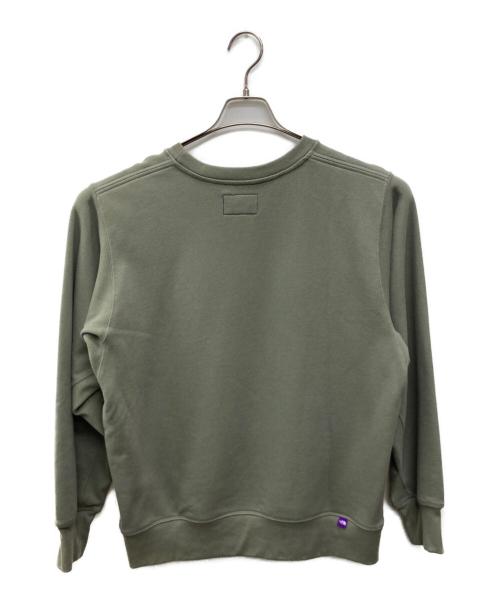 THE NORTHFACE PURPLELABEL（ザ・ノースフェイス パープルレーベル）THE NORTHFACE PURPLELABEL (ザ・ノースフェイス パープルレーベル) Field Crewneck Sweatshirt グリーン サイズ:Ｍの古着・服飾アイテム