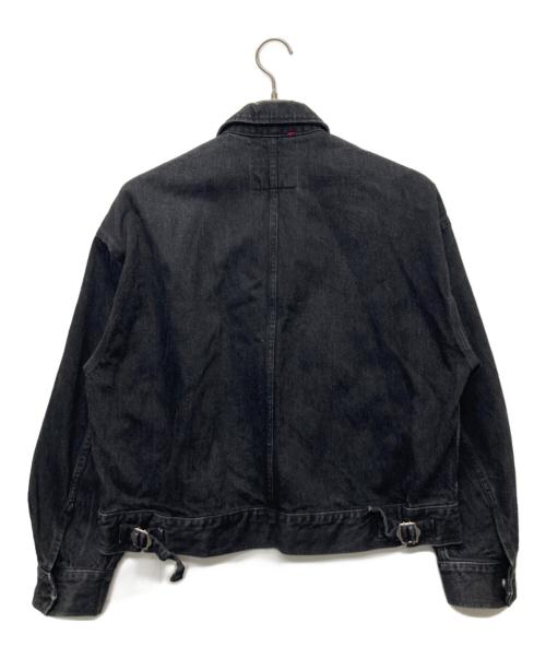 Graphpaper（グラフペーパー）Graphpaper (グラフペーパー) Selvage Denim Zip Jacket/GL251-30191RB ブラックの古着・服飾アイテム