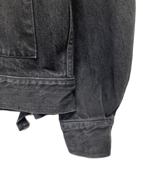 Graphpaper（グラフペーパー）Graphpaper (グラフペーパー) Selvage Denim Zip Jacket/GL251-30191RB ブラックの古着・服飾アイテム