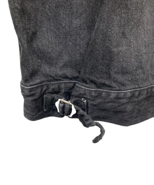 Graphpaper（グラフペーパー）Graphpaper (グラフペーパー) Selvage Denim Zip Jacket/GL251-30191RB ブラックの古着・服飾アイテム