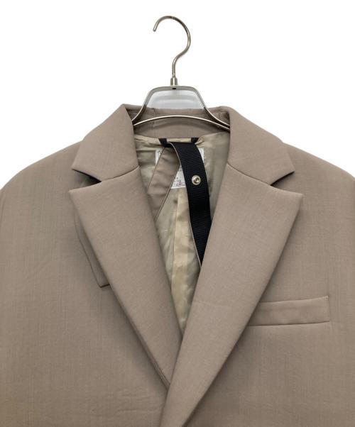 sacai（サカイ）sacai (サカイ) Suiting Bonding Coat/23-03117Ｍ ベージュ サイズ:1の古着・服飾アイテム