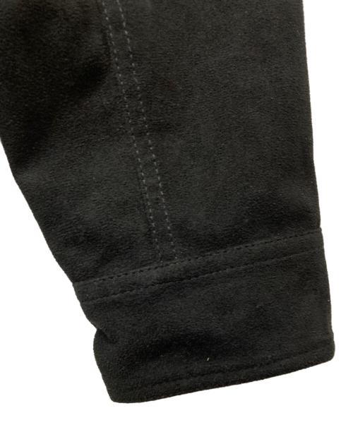 VANSON（バンソン）VANSON (バンソン) 起毛プレーティングイーグル刺繍シャツ ブラック サイズ:XXLの古着・服飾アイテム