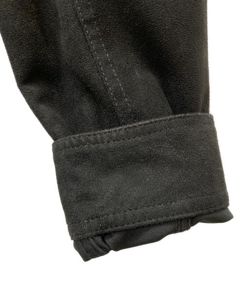 VANSON（バンソン）VANSON (バンソン) 起毛プレーティングイーグル刺繍シャツ ブラック サイズ:XXLの古着・服飾アイテム