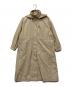 NOLLEY'S（ノーリーズ）の古着「【撥水加工】フーテッド2WAYコート/4-0035-1-08-002」｜アイボリー