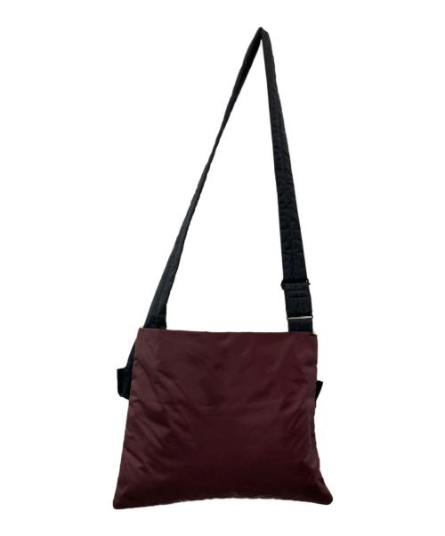 PORTER（ポーター）PORTER (ポーター) MARNI (マルニ) ニューショルダートートバッグ ブラック×グリーン×ボルドーの古着・服飾アイテム