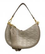 LACOSTEラコステ）の古着「ハーフムーンショルダーバッグ」｜ベージュ