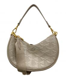 LACOSTE（ラコステ）の古着「ハーフムーンショルダーバッグ」｜ベージュ