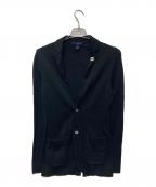 LARDINIラルディーニ）の古着「ニットテーラードジャケット/EELJM19」｜ブラック