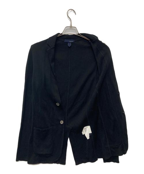 LARDINI（ラルディーニ）LARDINI (ラルディーニ) ニットテーラードジャケット/EELJM19 ブラック サイズ:Sの古着・服飾アイテム