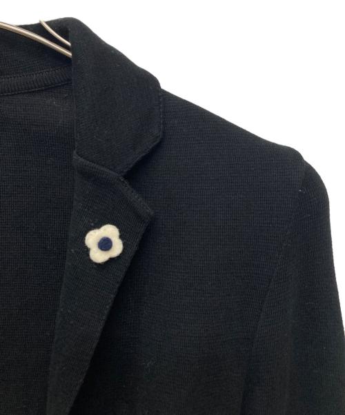 LARDINI（ラルディーニ）LARDINI (ラルディーニ) ニットテーラードジャケット/EELJM19 ブラック サイズ:Sの古着・服飾アイテム