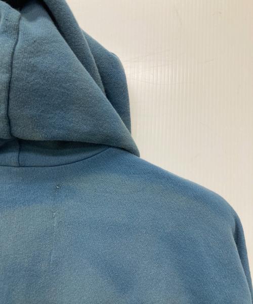 DAIRIKU（ダイリク）DAIRIKU (ダイリク) water-repellent  Vintage wash hoodie/23AW C-1 ブルー サイズ:Mの古着・服飾アイテム