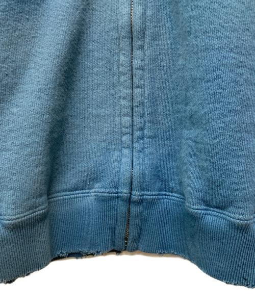 DAIRIKU（ダイリク）DAIRIKU (ダイリク) water-repellent  Vintage wash hoodie/23AW C-1 ブルー サイズ:Mの古着・服飾アイテム