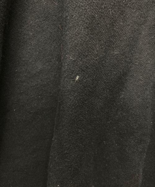 COMME des GARCONS（コムデギャルソン）COMME des GARCONS (コムデギャルソン) ロゴプリントフードポンチョ/SZ-T018 ブラック サイズ:Ｍの古着・服飾アイテム