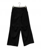 COMMON DIVISORコモンデバイザー）の古着「変形ワイドパンツ/C/D 22P03LP09B」｜ブラック