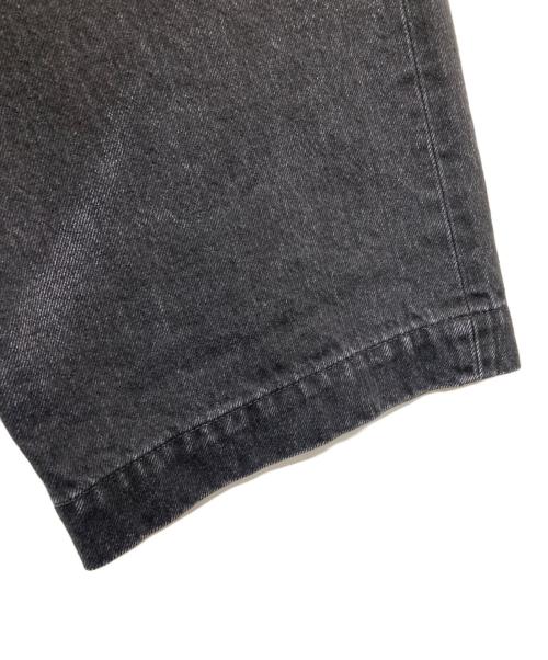 Graphpaper（グラフペーパー）Graphpaper (グラフペーパー) Selvage Denim Belted Pants/GU253-40064DB ブラック サイズ:1の古着・服飾アイテム
