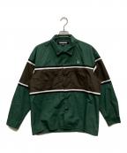 NEIGHBORHOODネイバーフッド）の古着「CLASSIC LINE WORK SH LS.EC/222TSNH-SHM03」｜グリーン