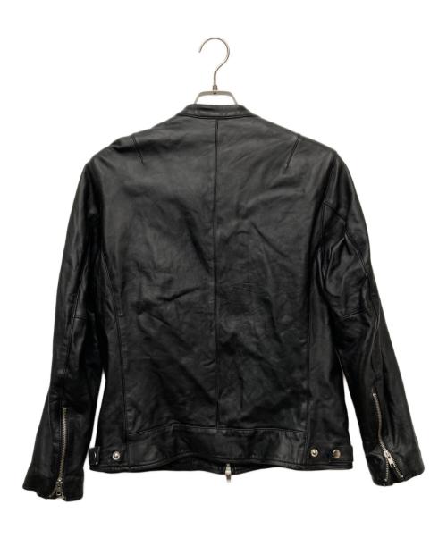 JOURNAL STANDARD（ジャーナルスタンダード）JOURNAL STANDARD (ジャーナルスタンダード) シープレザー シングルライダースジャケット/23011600565030 ブラック サイズ:Mの古着・服飾アイテム