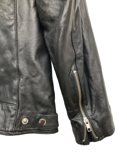 JOURNAL STANDARD（ジャーナルスタンダード）JOURNAL STANDARD (ジャーナルスタンダード) シープレザー シングルライダースジャケット/23011600565030 ブラック サイズ:Mの古着・服飾アイテム