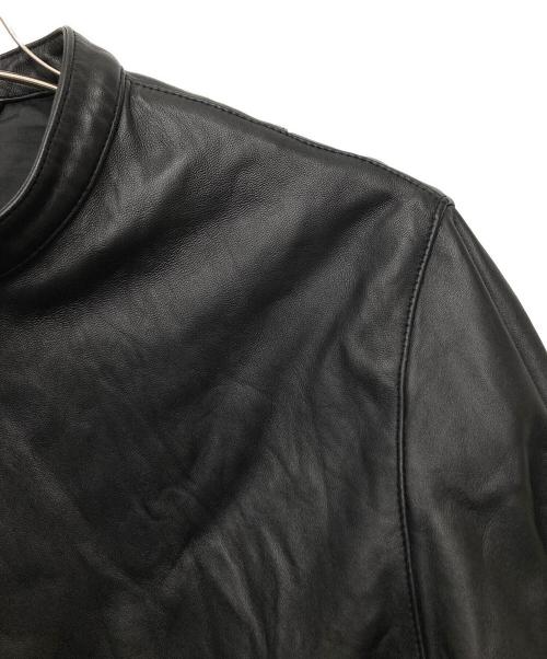 JOURNAL STANDARD（ジャーナルスタンダード）JOURNAL STANDARD (ジャーナルスタンダード) シープレザー シングルライダースジャケット/23011600565030 ブラック サイズ:Mの古着・服飾アイテム