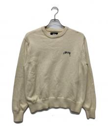 stussy（ステューシー）の古着「Care Label Sweater/117140」｜アイボリー