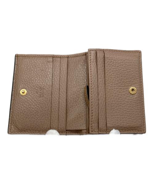 GUCCI（グッチ）GUCCI (グッチ) 2つ折り財布/658610 ベージュの古着・服飾アイテム