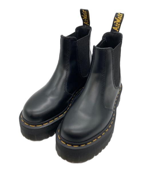 Dr.Martens（ドクターマーチン）Dr.Martens (ドクターマーチン) サイドゴアブーツ/2976 QUAD ブラック サイズ:UK3の古着・服飾アイテム