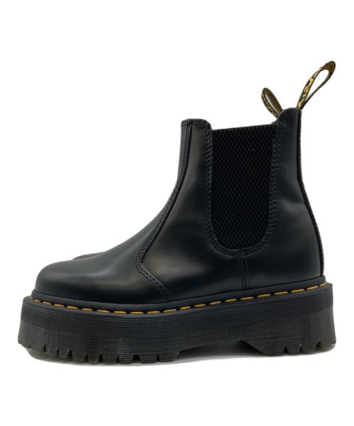 Dr.Martens（ドクターマーチン）Dr.Martens (ドクターマーチン) サイドゴアブーツ/2976 QUAD ブラック サイズ:UK3の古着・服飾アイテム