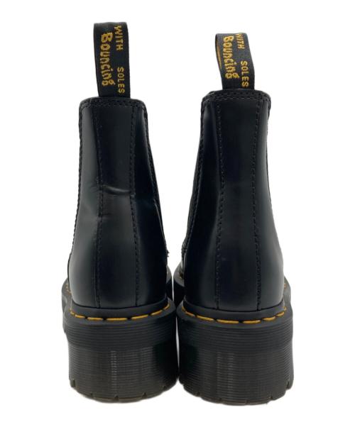 Dr.Martens（ドクターマーチン）Dr.Martens (ドクターマーチン) サイドゴアブーツ/2976 QUAD ブラック サイズ:UK3の古着・服飾アイテム