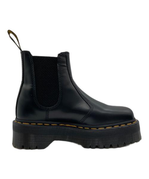 Dr.Martens（ドクターマーチン）Dr.Martens (ドクターマーチン) サイドゴアブーツ/2976 QUAD ブラック サイズ:UK3の古着・服飾アイテム