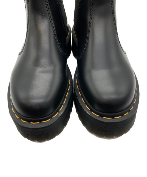 Dr.Martens（ドクターマーチン）Dr.Martens (ドクターマーチン) サイドゴアブーツ/2976 QUAD ブラック サイズ:UK3の古着・服飾アイテム