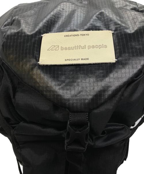 beautiful people（ビューティフルピープル）beautiful people (ビューティフルピープル) MIZUNO (ミズノ) バックパック ブラックの古着・服飾アイテム