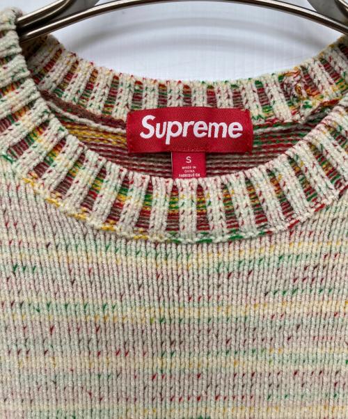 SUPREME（シュプリーム）Supreme (シュプリーム) 24SS Contrast Arc Sweater アイボリー サイズ:Sの古着・服飾アイテム