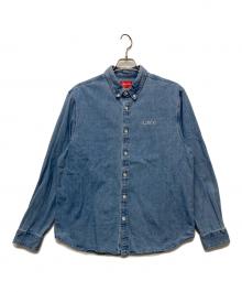 SUPREME（シュプリーム）の古着「CLASSIC LOGO DENIM SHIRT」｜ブルー